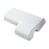 Maxbell Ergonomic Couples Pillow for Friends Couples Birthday Gift White Left