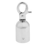 Maxbell Rope Barrier End Stopper Cord End Caps with Hook 2.5cm Silver/Gold  Silver