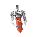 Maxbell Necklace Pendant Fashion Antique for Engagements Birthday Gifts Girlfriend Red