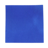 Maxbell 20x20cm honeycomb beeswax slice pieces for pillar candle taper DIY  blue