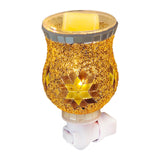 Maxbell Wax Melt Warmer Lamp Usplug Creative Decor Mosaic Night Light for Home E