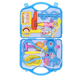 Maxbell Doctor Kit Pretend Play Medical Set Doctor Nurse Game Playset Toys Dark Blue