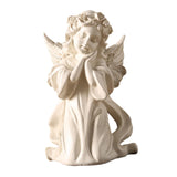 Maxbell Praying Angel Statue Hand Carved Angel Sculpture for Porch Desktop Bookshelf Style A