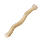 Maxbell Bird Perch Parrot Bird Standing Grape Stick for Conures Cockatiels Parakeets 20cm