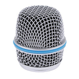 Max Replacement Blue Steel Mesh Microphone Grill Head Parts Accessory BETA 57A