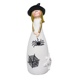 Maxbell Halloween Witch Figurine Adorable Witch Statue for Holiday Party Decoration Spider