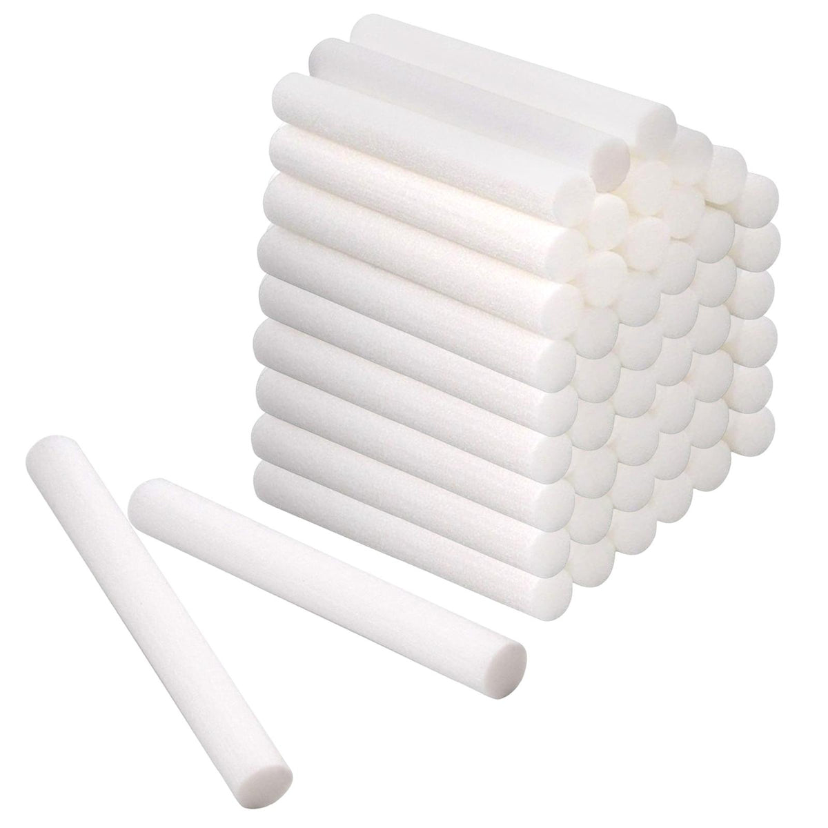 Maxbell 50 Pieces Household Humidifier Filters Wicks for Living Room Travel Home 8mmx12cm