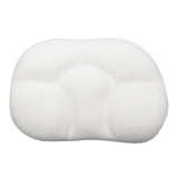 Maxbell Cloud-Shape Pillow Contour Sleep Memory Foam for Infant Neck Pain White