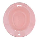 Max Hip Bath Tub Sitz Bath for Toilet Maternity Hemorrhoid Avoid Squatting Pink