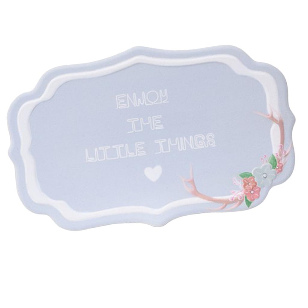 Max Cup Mat Pad Non-slip Coaster Tableware Placemat for Car Home Gift Xmas Blue B