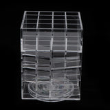 Maxbell Lipsticks Makeup Organizer 360-Degree Rotating, 40 Space Adjustable Multi-Function Lip Gloss Display,Large Capacity Fits Different Types of Cosmetics