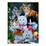 Max DIY Diamond Painting Cross Stitch Embroidery Picture Home Decor Cat