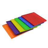 Maxbell 6pcs Double-sided Peg Geoboard Toy Tie Graphic Learning Kids Educational Toy