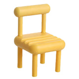 Maxbell Chair Phone Holder Smartphone Ornaments Cradle Desktop for Office Home Yellow