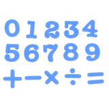 Maxbell EVA Magnetic 0~9 Numbers Fridge Magnet Stickers Kids Educational Toy Blue
