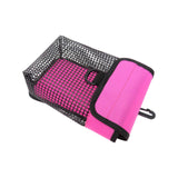 Maxbell Scuba Diving Gear Storage Bag Snorkeling Equipment Holder Mesh Pocket Large Mesh Fluorescent Pink