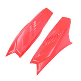 Maxbell 2x Red Accessories Protective Racing Strong Adhesive Helmet Horns Ears