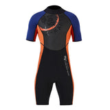 Maxbell Men 1.5mm Diving Wetsuit One-Piece Short Sleeve Wet Suit Jumpsuit Shorts XL