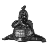 Maxbell Ancient Terracotta Soldiers Exquisite Handpainted for Ornament Shelf Decor Splits