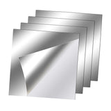 Maxbell 4 Pieces Wall Stickers Mirror Wall Mirror Tiles Sticky for Background Gym 30cmx30cm