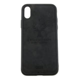 Max Luxury Shockproof Soft Cloth Back Cover Case For iPhone X Max Black