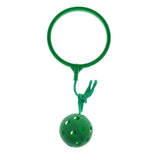 Max Skip Ball Outdoor Exercise Fitness Toy Ankle Ring Swing Ball for Kids green