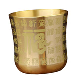 Maxbell Tea Cups Tea Mug China Homeware Handmade for Tabletop Decor Holiday Gift Big Fu Character