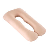 Max U Shaped Maternity Pregnancy Support Pillow Body Bolster Pillow - Camel