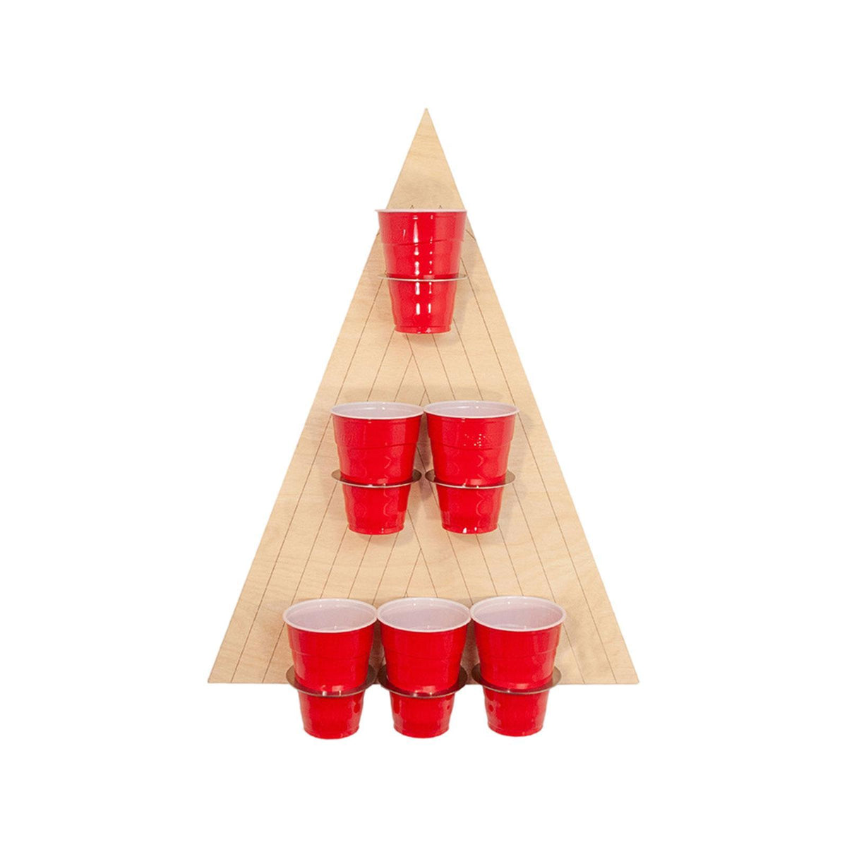 Maxbell Beer Pong Triangle Props Throwing Game Outdoor Parties Prop Toys