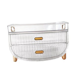 Maxbell Desktop Makeup Organizer Makeup Holder Caddy Makeup Organizer for Bathroom Clear