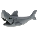 Maxbell Children Plastic Animal Shark Building Blocks Educational Toy Gray