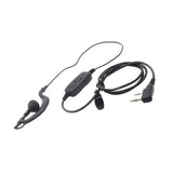 Maxbell Dual PTT Switch Earpiece Earphone with Mic Portable for UV-82 UV-82HP GT-5TP