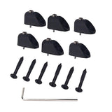 Max Maxb 6 Pieces Guitar String Locking Nut Headless Rope Lock Instrument Accessory