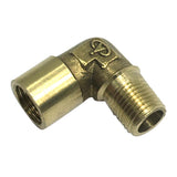 Max 1Pc DN6 1/8" Female x Female Elbow Full Brass Adapter Connector Pipe Fitting
