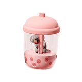Maxbell Mini Air Humidifier Koala Bubble Tea Shaped Personal Humidifiers for Home Pink