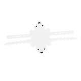 Maxbell Flexible Door Closing Cushion Mute Soft Prevent Door Close Impact, for Home White