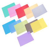 Maxbell 11 Pack Gel Filter Colored Overlays Correction gel lights Filter for Strobe