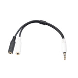 Maxbell Universal Headset Splitter Cable Durable for PC Audio Players Laptop