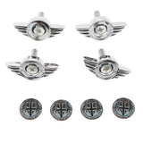 Max 4 Pieces Universal Car Anti-Theft License Plate Fasteners Bolts Screw Type 4