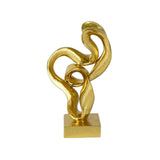 Maxbell Streamers Abstract Art Sculpture Craft Ornament for Fireplace Shelf Bedroom