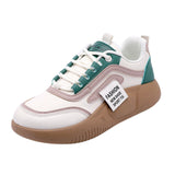 Maxbell Women Casual Sneakers Nonslip Fashion Breathable for Running Hiking Female Green 35