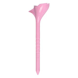 Maxbell 10 Degrees Golf Tees Golf Tees Rhombic for Outdoor Practice Golf Accessories pink