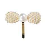 Maxbell Wedding Bridal Faux Pearl Rhinestone Hair Pins Decoration Hair Jewelry Bowknot