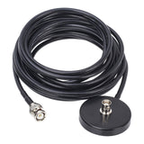 Maxbell 5 Meters RG58 BNC Extension Cable Magnetic Mount Base Connector Durable
