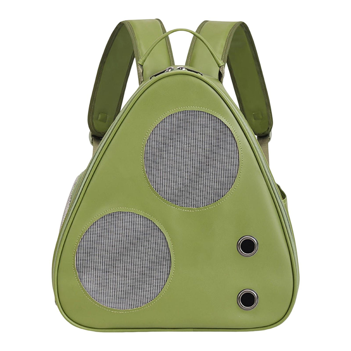 Maxbell Cat Carrier Backpack with Pocket Adjustable Shoulder Strap for Camping Green