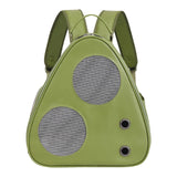Maxbell Cat Carrier Backpack with Pocket Adjustable Shoulder Strap for Camping Green