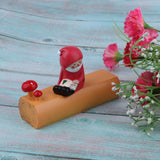 Max 1/12 Dollhouse Miniature Resin Santa Claus Crafts Home Decoration Play Toys