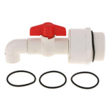 Max 90 Degree UPVC Ton Barrel Replacement Outlet Tap Faucet for Oil Water 25mm