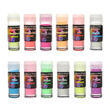 Maxbell Glow in The Dark Pigment Set Luminous Powder for Night Club Graffiti Slime