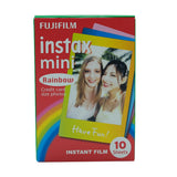 Maxbell 10Sheets Cartoon Rainbow Edge Film Photo Paper For Fujifilm Instax 7/8/9/10